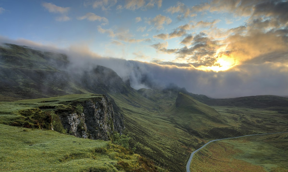 Rolling countryside landscape